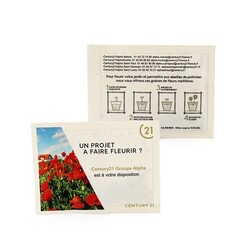 Sachet graines papier végétal 82x110 mm