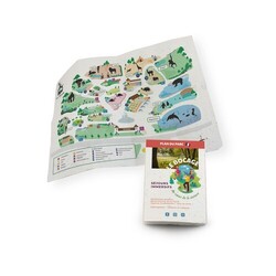 Plan touristique papier graines
