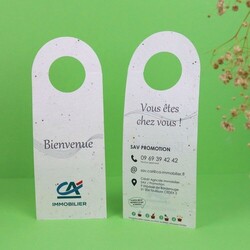 Accroche papier graines