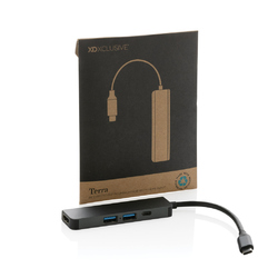 Hub avec entrée HDMI en aluminium recyclé Terra RCS
