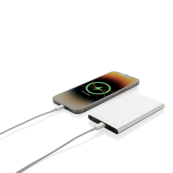 Powerbank 4000mAh en plastique recyclé/aluminium RCS