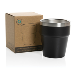 Tasse à café 300ml à double paroi en acier RCS Clark