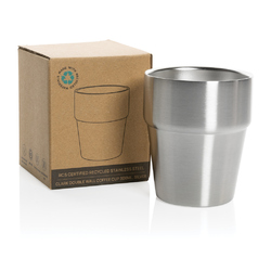 Tasse à café 300ml à double paroi en acier RCS Clark