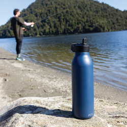 Bouteille d'eau 500ml fliptop en acier RCS Avira Ara