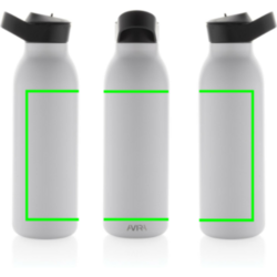 Bouteille d'eau 500ml fliptop en acier RCS Avira Ara