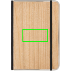 Carnet A5 couverture imprimé bois Treeline