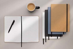Cahier A5 en kraft recyclé et papier de verre Craftstone