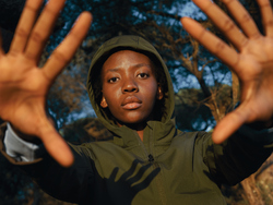 Veste femme soft shell en polyester recyclé Iqoniq Makalu