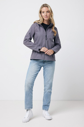 Veste femme soft shell en polyester recyclé Iqoniq Makalu