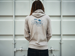 Polaire à capuche en polyester recyclé IQONIQ Trivor