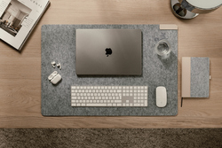 VINGA Sous-main bureau en feutre recyclé GRS Albon