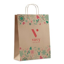 BAO LARGE Sac en papier cadeau grand