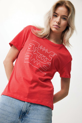 T-shirt pour femmes en coton recyclé IQONIQ Yala