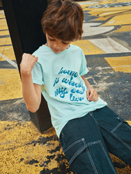 T-shirt pour enfants en coton recyclé IQONIQ Koli