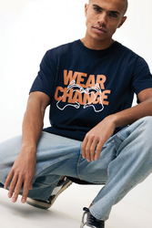 T-shirt coupe décontractée en coton recyclé IQONIQ Kakadu