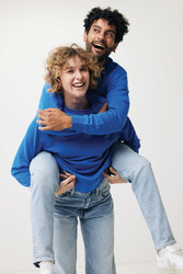 Sweater léger à col rond en coton recyclé IQONIQ Etosha