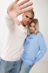 Sweater léger à col rond en coton recyclé IQONIQ Etosha