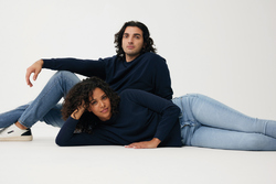 Sweater léger à col rond en coton recyclé IQONIQ Etosha