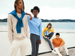 Sweater léger à col rond en coton recyclé IQONIQ Etosha