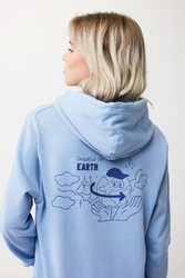 Sweater à capuche léger en coton recyclé IQONIQ Rila