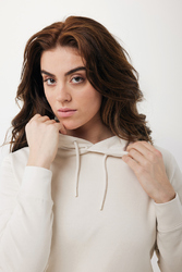 Sweater à capuche léger en coton recyclé IQONIQ Rila