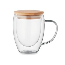 TIRAL Mug en verre double paroi 250ml
