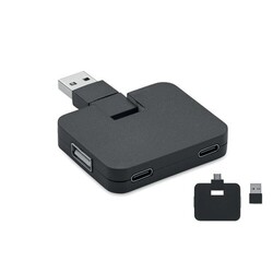 SQUARE-C Hub USB 4 ports
