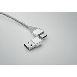 BLUE Câble de charge 4 en 1 type C