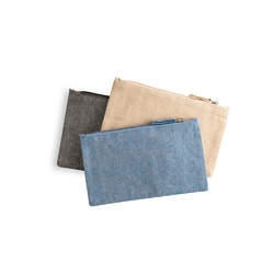 MILLIE. Pochette multifonctions en coton recyclé (70%) et polyester (30% rPET) (140 g/m²) (140 g/m²)