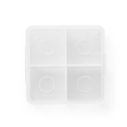 GLACIER. Jeu de cubes réutilisables en acier inoxydable