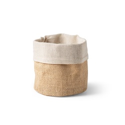 DUCASSE. Sac multi-usage en coton (120g/m²) et toile de jute (260g/m²)