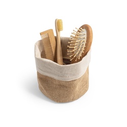 DUCASSE. Sac multi-usage en coton (120g/m²) et toile de jute (260g/m²)