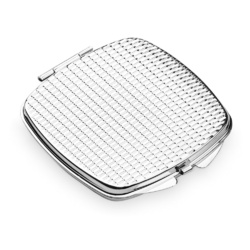 SHIMMER. Double miroir de sac à main en métal