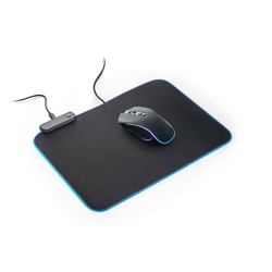 THORNE MOUSEPAD RGB. Tapis de souris gaming avec lumières LED RGB en polyester