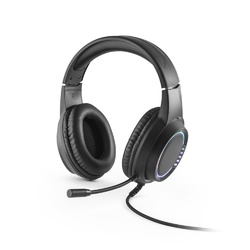 Thorne Headset RGB. Écouteurs gaming avec câble de 2 m, microphone et lumières LED RVB en ABS