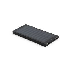 CLERK. Batterie nomade de 8 000 mAh avec panneau solaire en aluminium 100 % recyclé