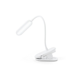 NESBIT II. Lampe de bureau portable avec clip et autonomie de 30h en rABS 65%