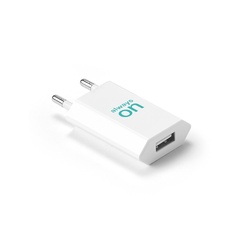 WOESE. Adaptateur secteur USB-A 5W en ABS recyclé (100 % rABS)