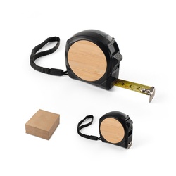 ODENSE V. Mètre mesureur de 5m fabriqué en ABS recyclé (100 % rABS) et en bambou