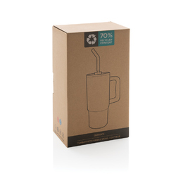 Mug 900ml en acier inoxydable recyclé Embrace RCS