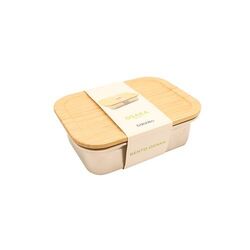 Bento 'Osaka', inox pour micro-onde, avec couvercle en bambou