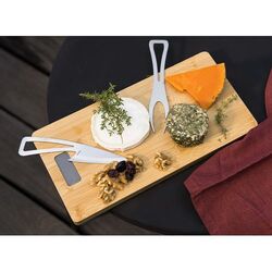 Planche à découper en bambou avec couverts à fromage 'Takeita'