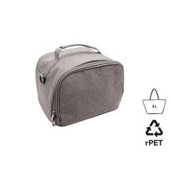 Sac à bento isotherme 'Nara', gris chiné RPET