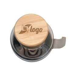 Bouteille en verre 'Reisui', 1 L, housse néoprène