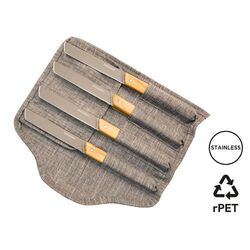 Set de 4 couteaux de table 'Stavanger', olivier