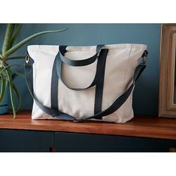 Sac everyday 'Oslo', écru (L)