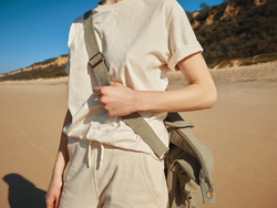 T-shirt coupe boxy en coton recyclé IQONIQ Teide