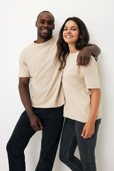 T-shirt coupe boxy en coton recyclé IQONIQ Teide