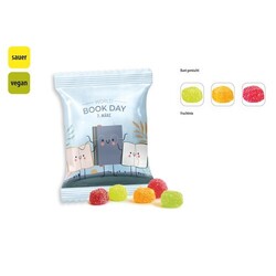 Baies au jus de fruits acidulées végétalien en sachet promo, Baies acidulées