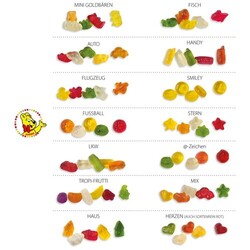 HARIBO Formes standards en sachet promo, HARIBO Mini-Coeurs sorted